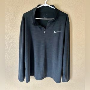 Nike Black DRI-Fit Quarter-Zip Pullover Size XL